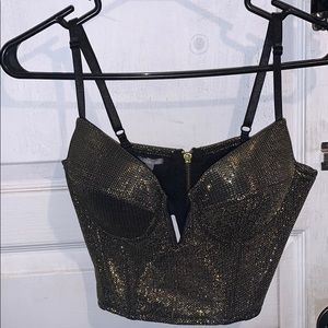 Charlotte Ruse Cropped top never worn.